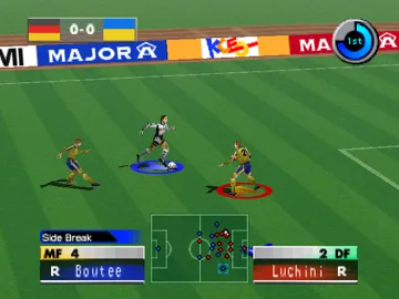 International Superstar Soccer 2000 (Europe) (En,De) screen shot game playing